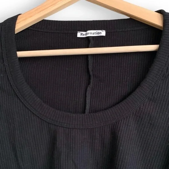 Reformation Paige Top Black Small SOLD - Picture 6 of 10
